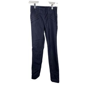 Sneak Peek Jeans Size 3 Dark Wash High Rise Skinny Pleated Front Womens